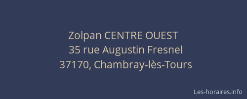Zolpan CENTRE OUEST