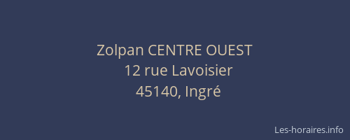 Zolpan CENTRE OUEST