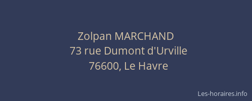 Zolpan MARCHAND