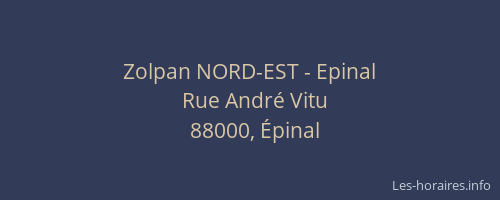 Zolpan NORD-EST - Epinal