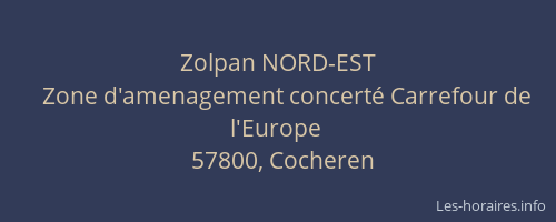 Zolpan NORD-EST