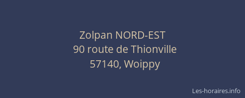 Zolpan NORD-EST