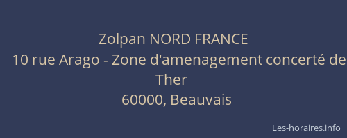 Zolpan NORD FRANCE