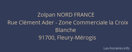 Zolpan NORD FRANCE