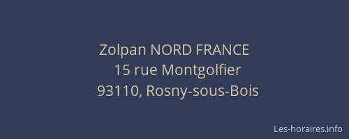 Zolpan NORD FRANCE