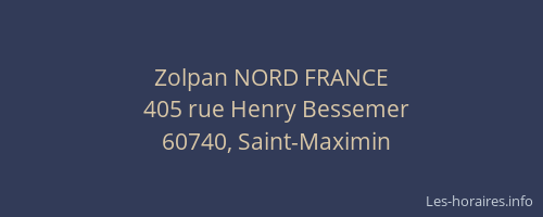 Zolpan NORD FRANCE
