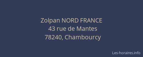 Zolpan NORD FRANCE