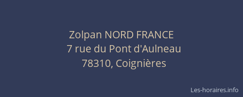 Zolpan NORD FRANCE