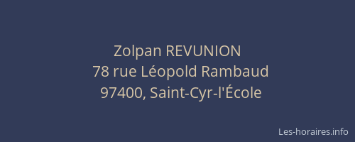 Zolpan REVUNION