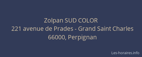 Zolpan SUD COLOR