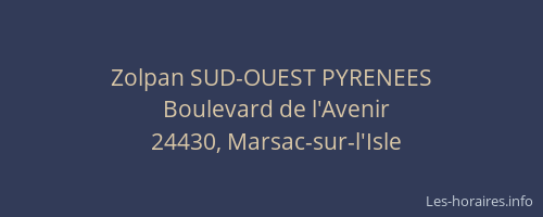 Zolpan SUD-OUEST PYRENEES