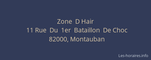 Zone  D Hair