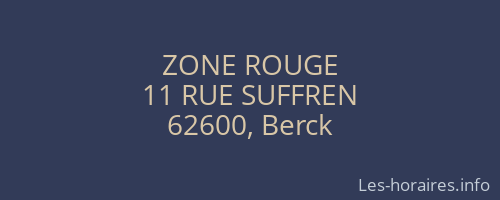 ZONE ROUGE