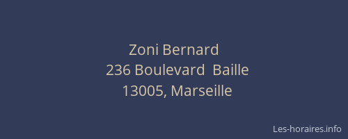 Zoni Bernard