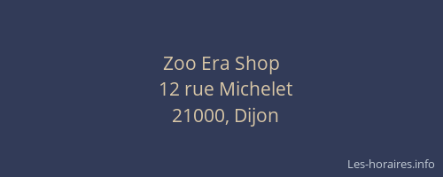 Zoo Era Shop