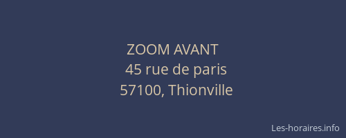 ZOOM AVANT