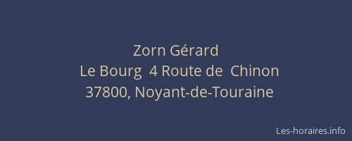 Zorn G&eacute;rard