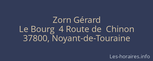 Zorn Gérard