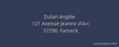 Zulian Ang&egrave;le