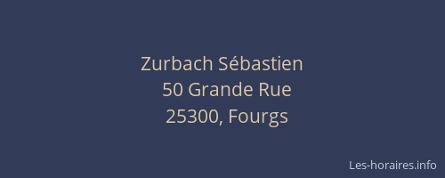 Zurbach S&eacute;bastien