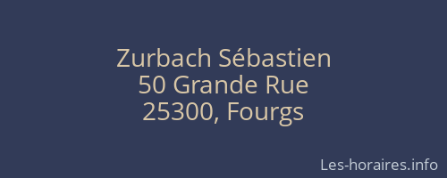 Zurbach Sébastien