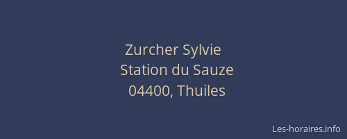 Zurcher Sylvie
