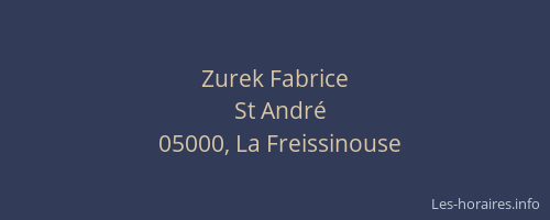 Zurek Fabrice