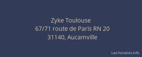 Zyke Toulouse