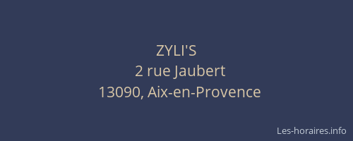 ZYLI'S