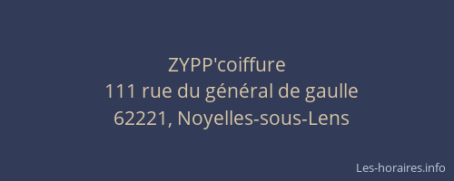 ZYPP'coiffure